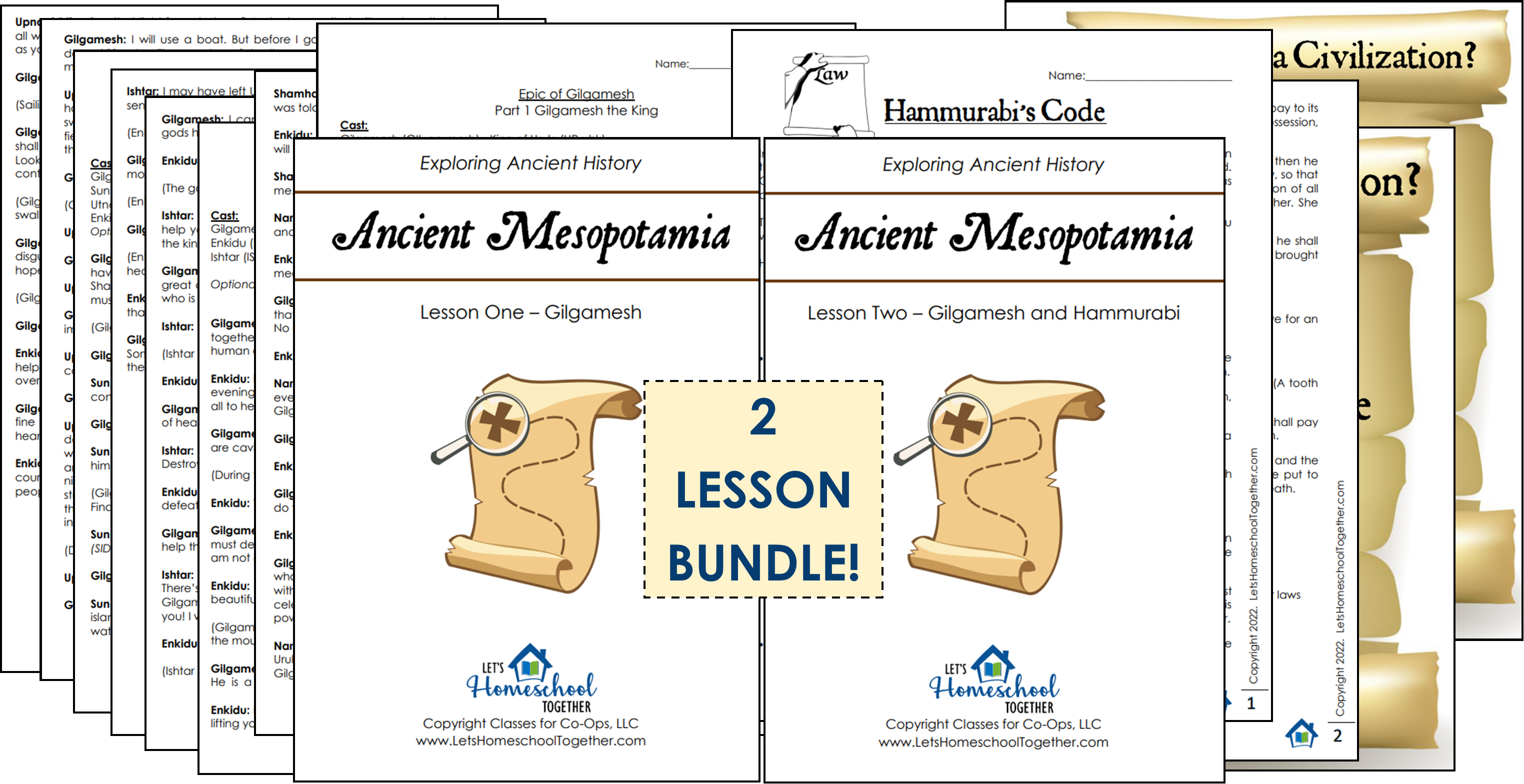 Ancient History - Mesopotamia Lesson 1 & 2 ⋆ Let's Homeschool Together